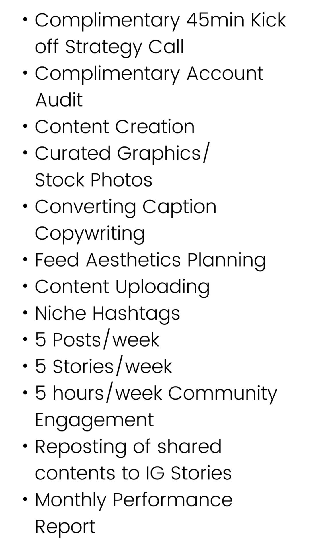 social media management platinum package